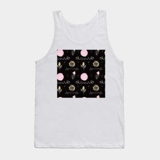 Elegance Seamless pattern with flowers Tank Top